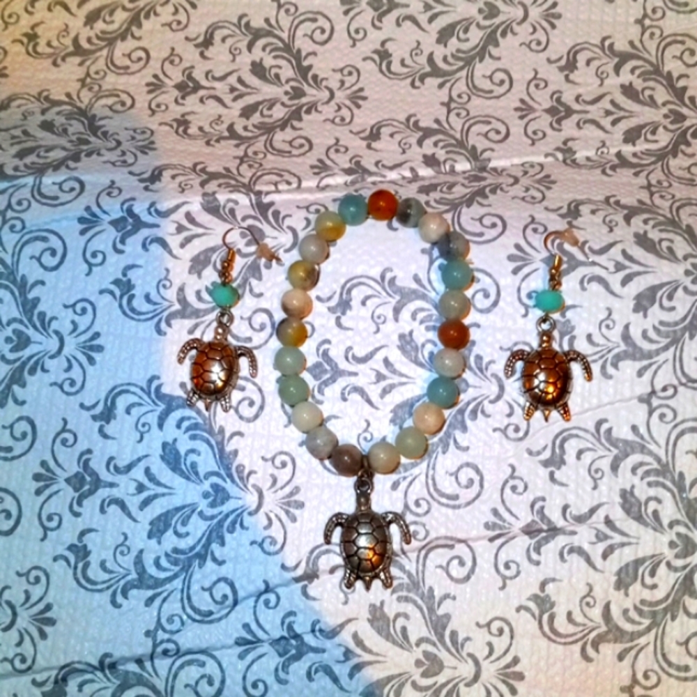 Sea Turtle Jewelry Set